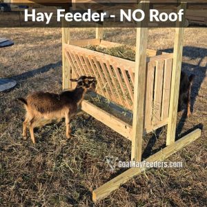 hay feeder no roof