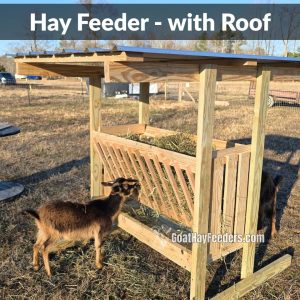 hay feeder with roof